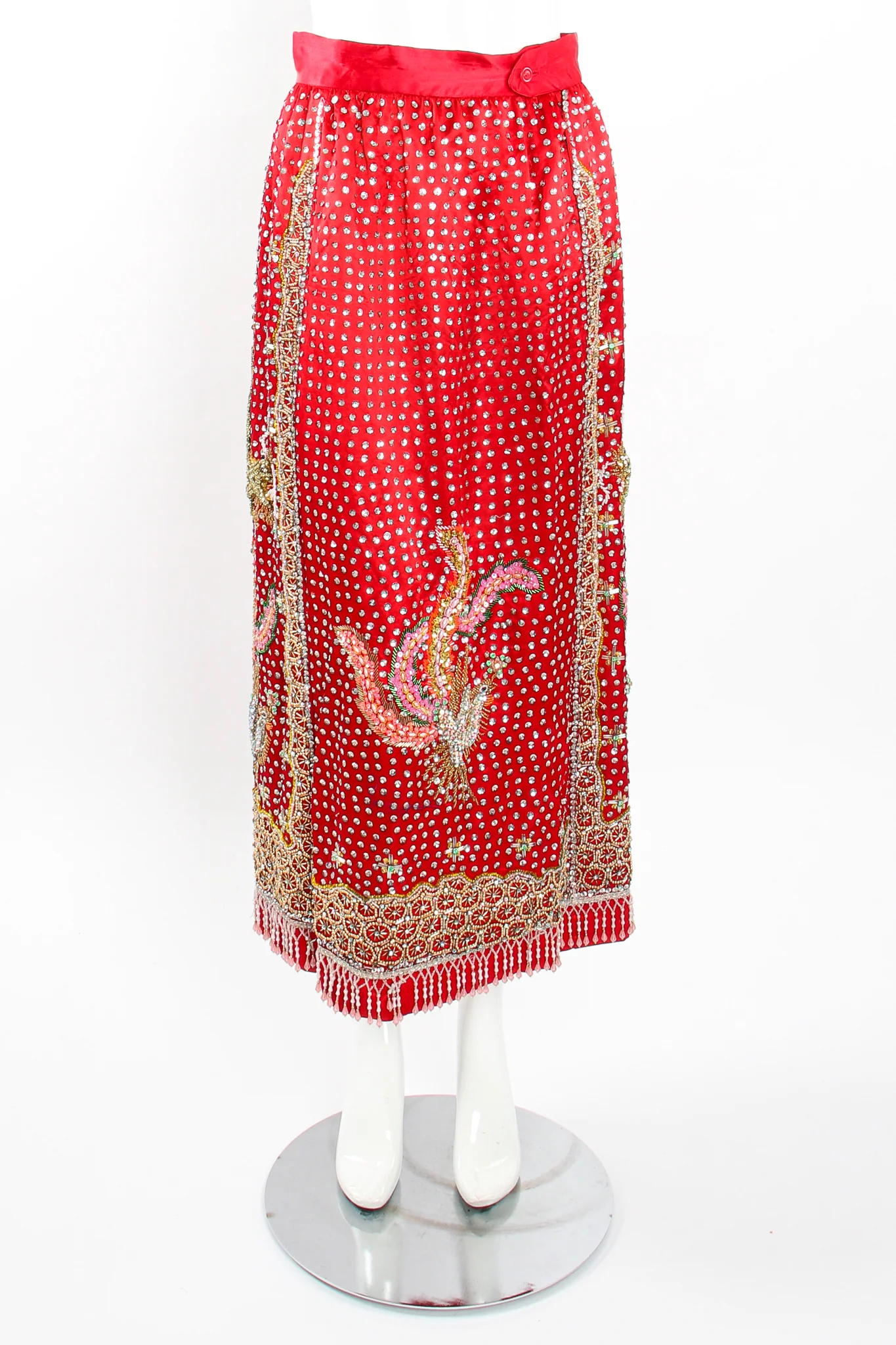 Embellished Chinese Phoenix & Dragon Skirt - Image 5