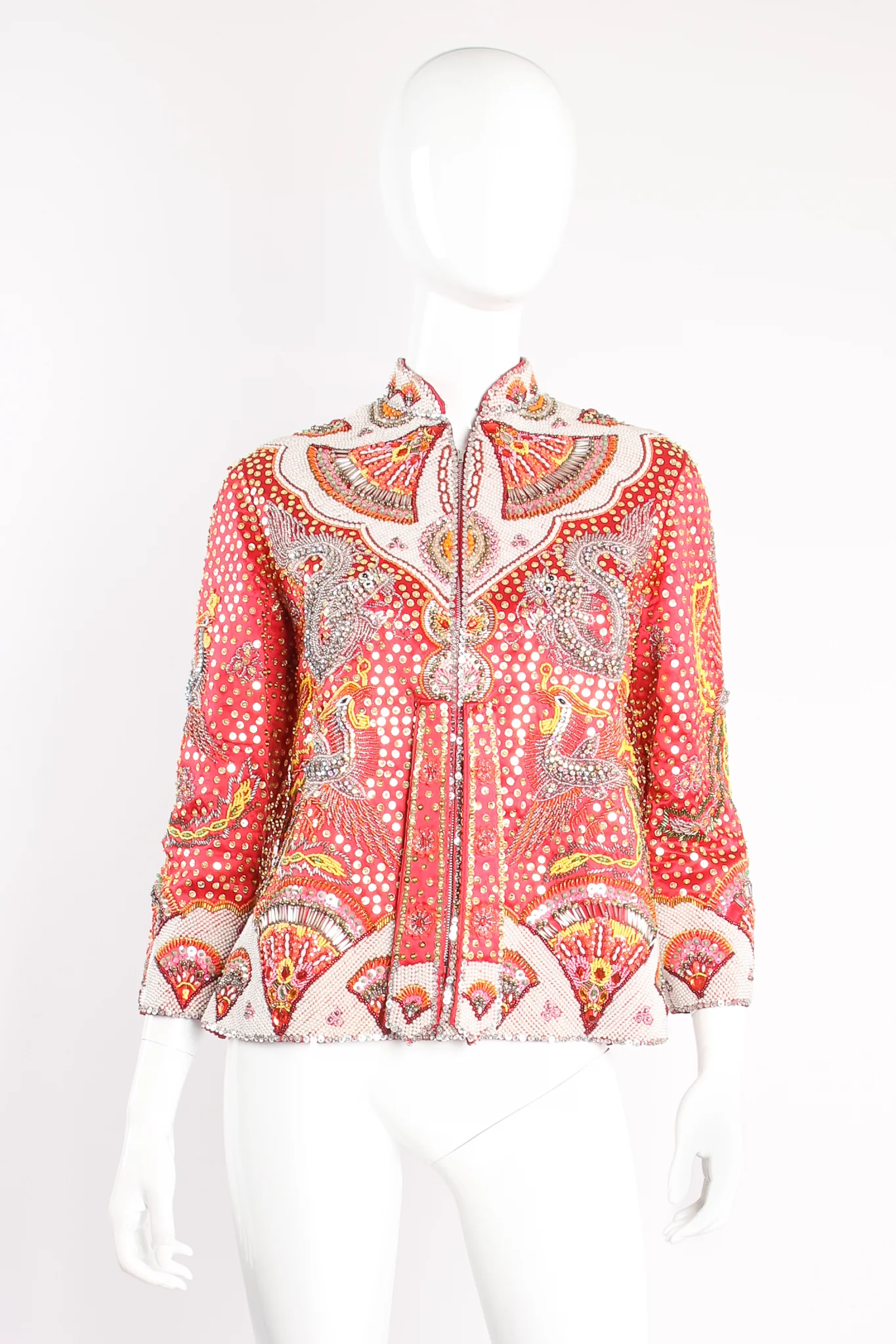Embellished Chinese Serpent & Phoenix Jacket - Image 2