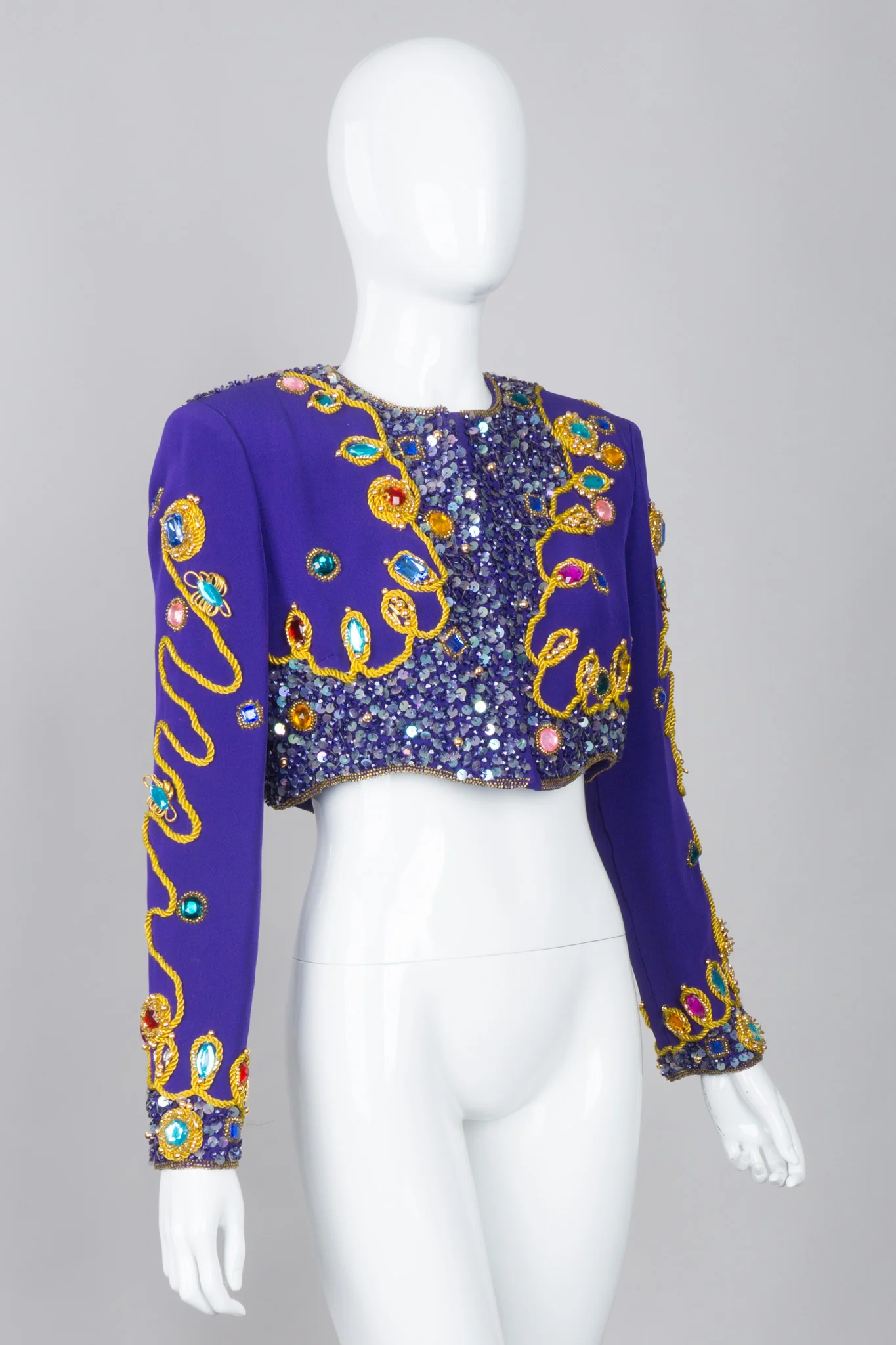Embellished Crop Jacket - Image 10