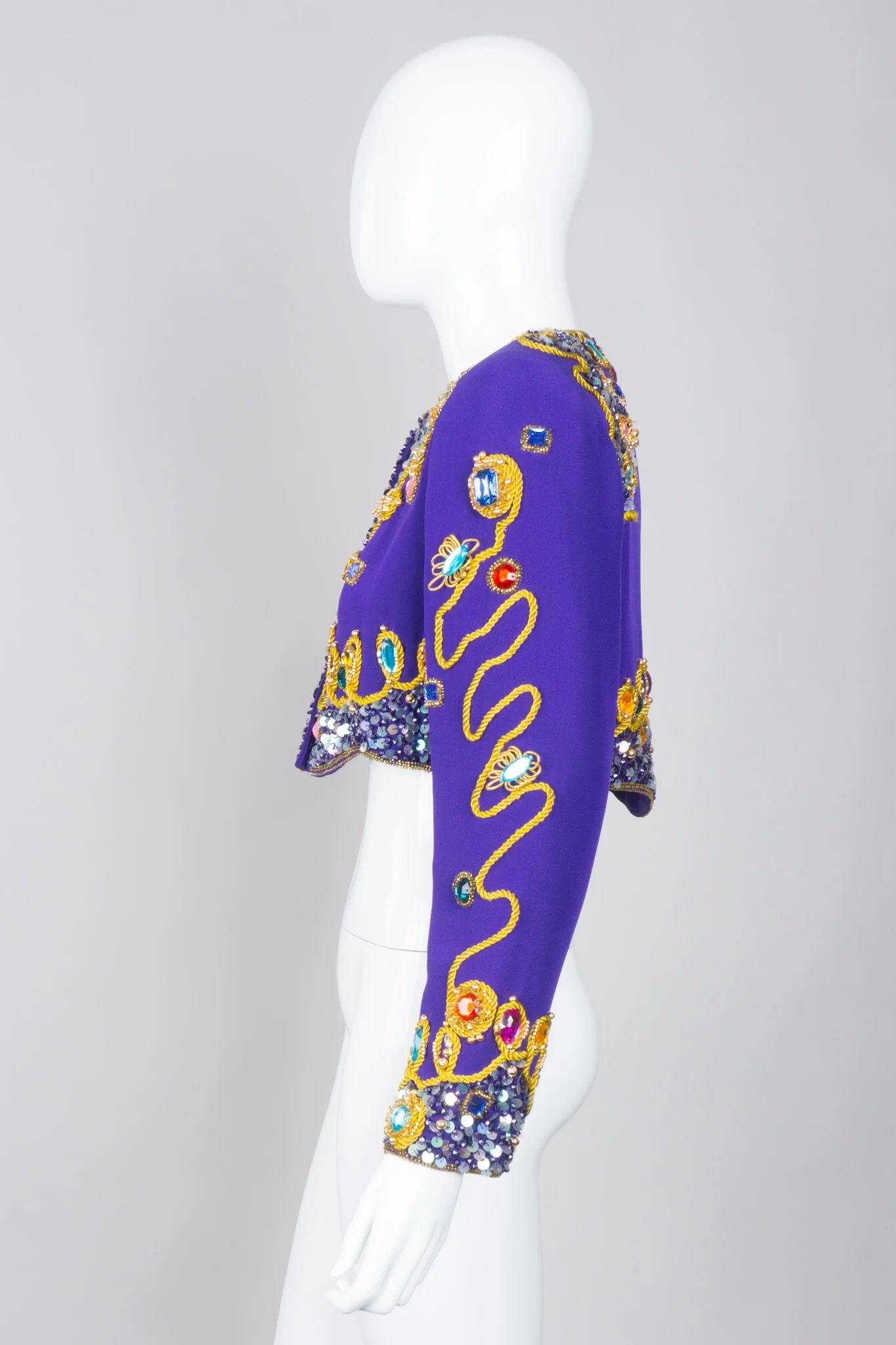 Embellished Crop Jacket - Image 5