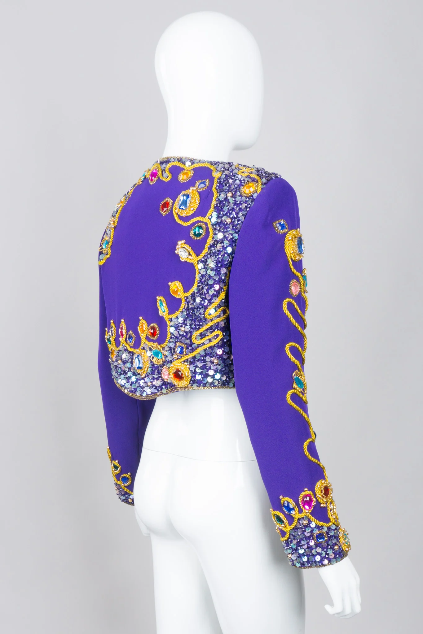 Embellished Crop Jacket - Image 8