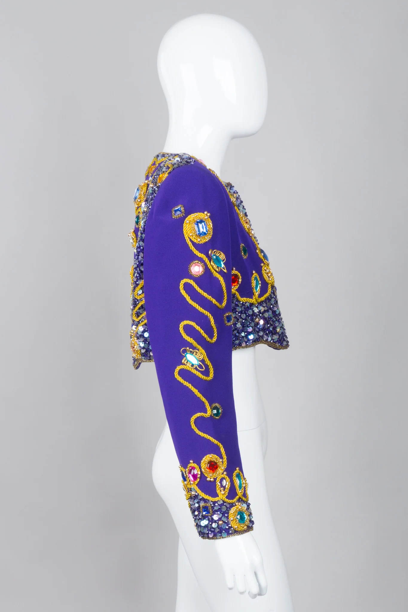 Embellished Crop Jacket - Image 9