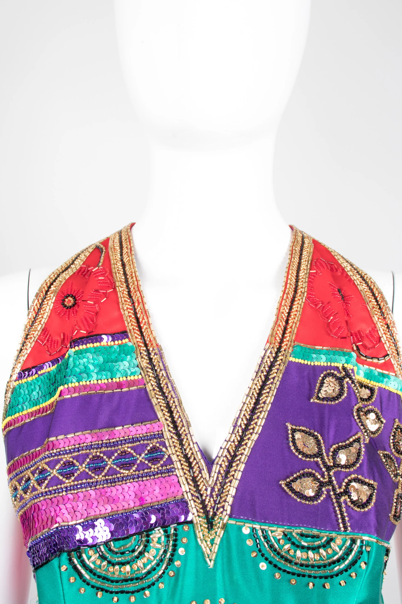 Embellished Halter Dress - Image 10