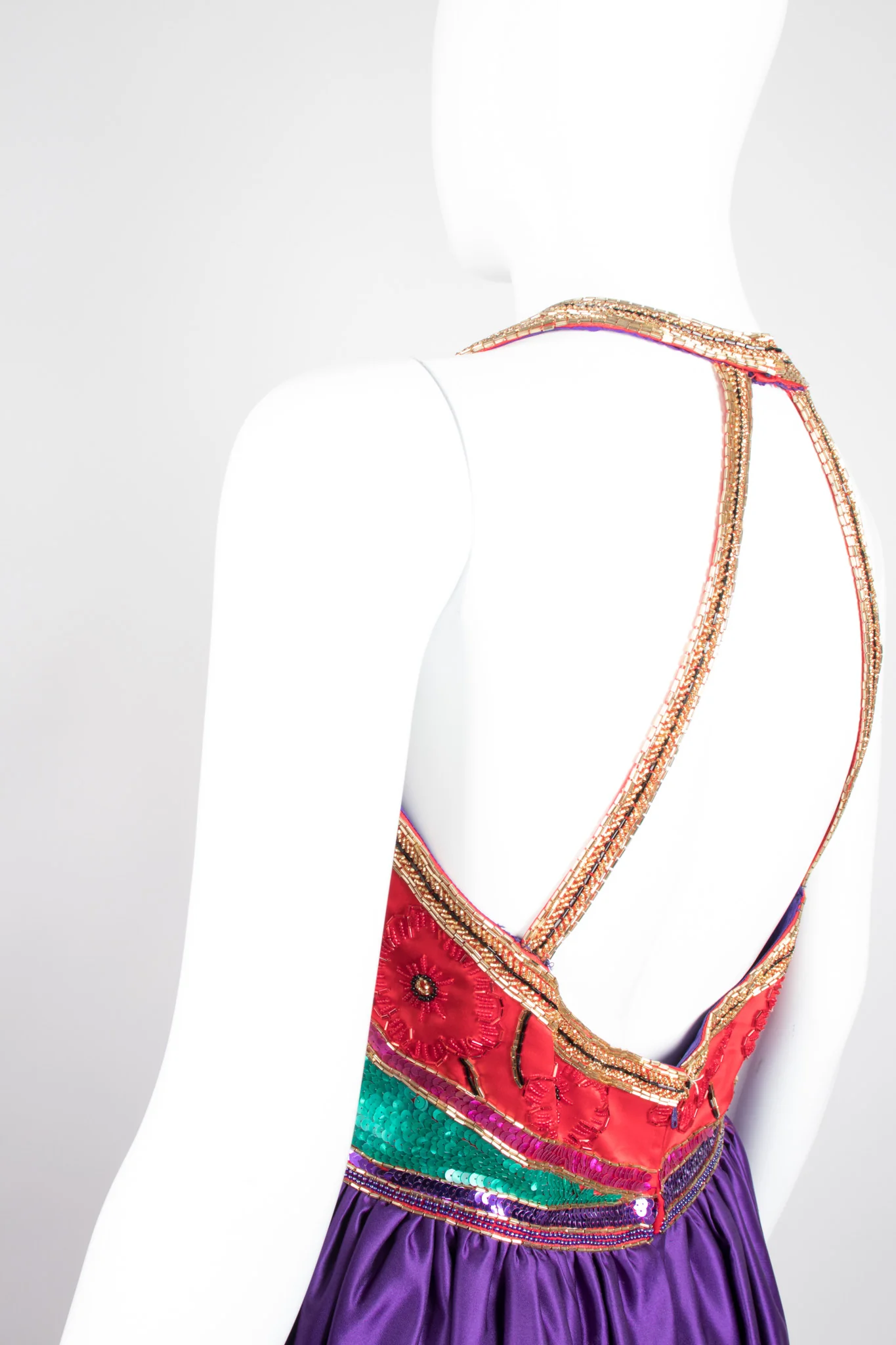 Embellished Halter Dress - Image 8