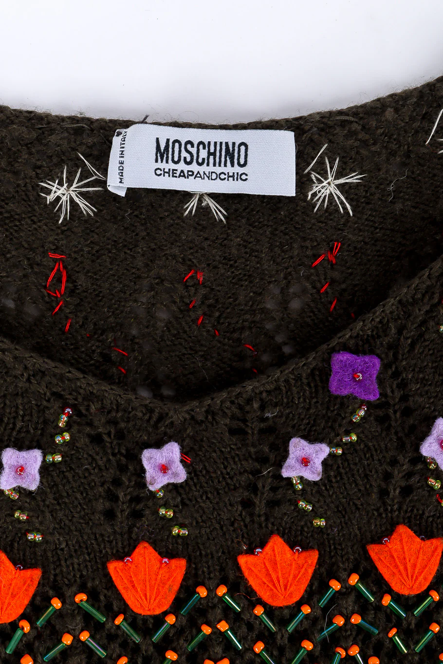 Embellished Knit Top and Skirt Set - Image 10