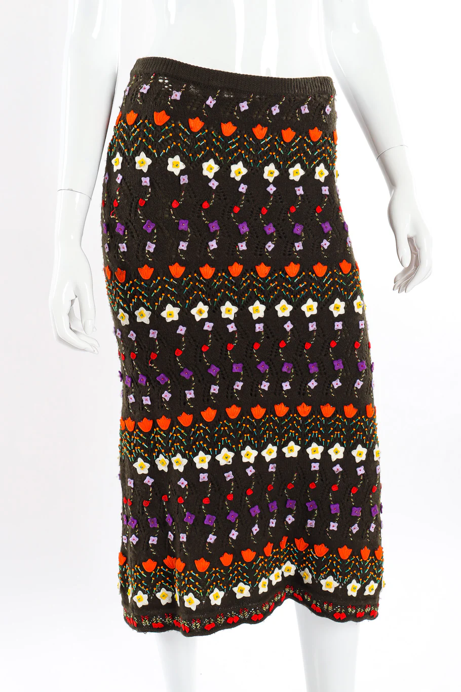 Embellished Knit Top and Skirt Set - Image 7