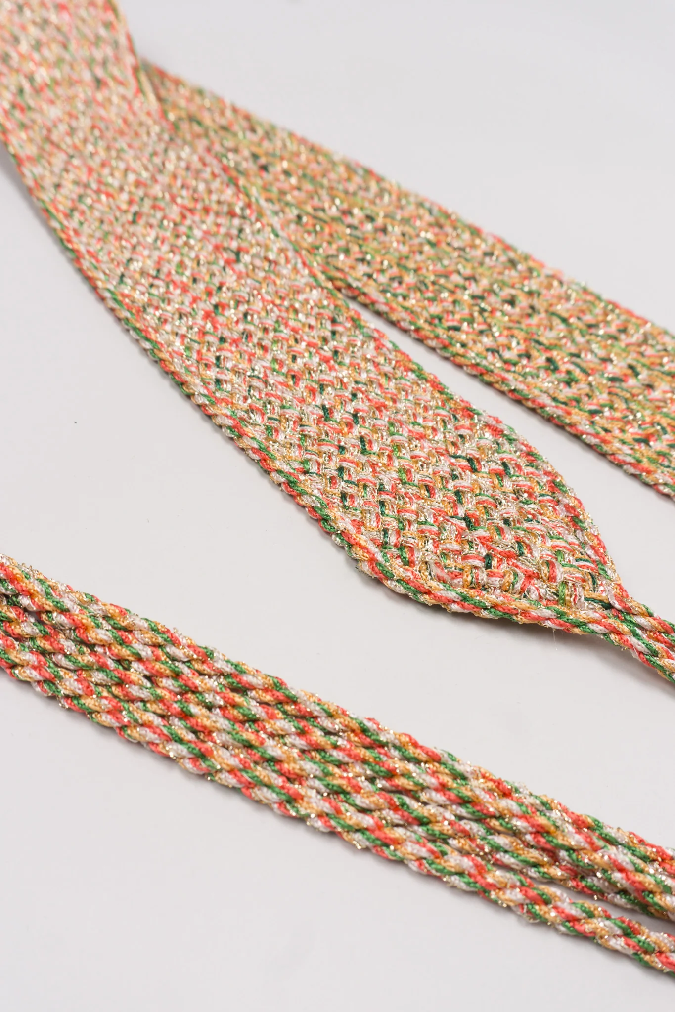 Embellished Lamé Vest & Belt Set - Image 14