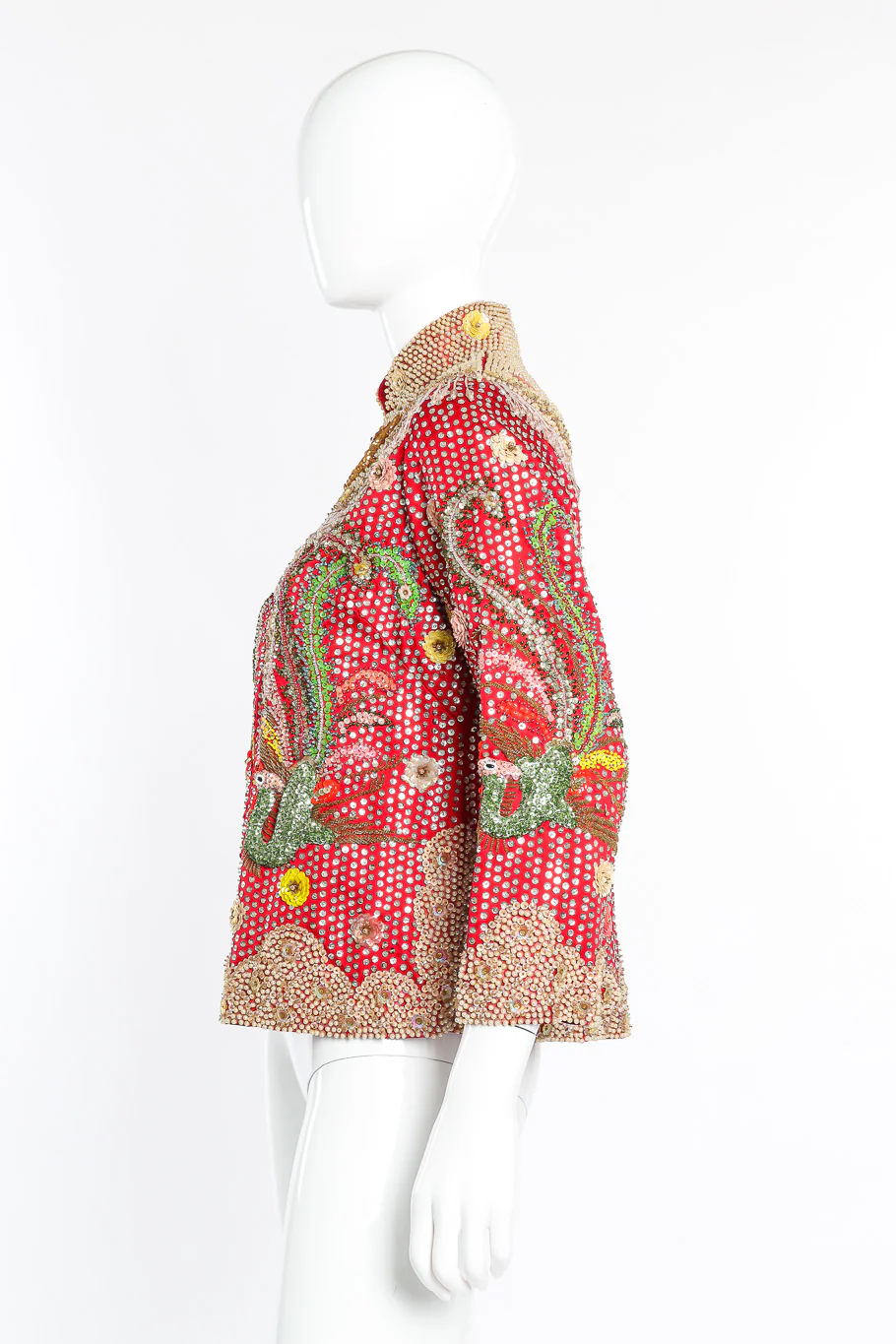Embellished Phoenix Dragon Jacket - Image 2