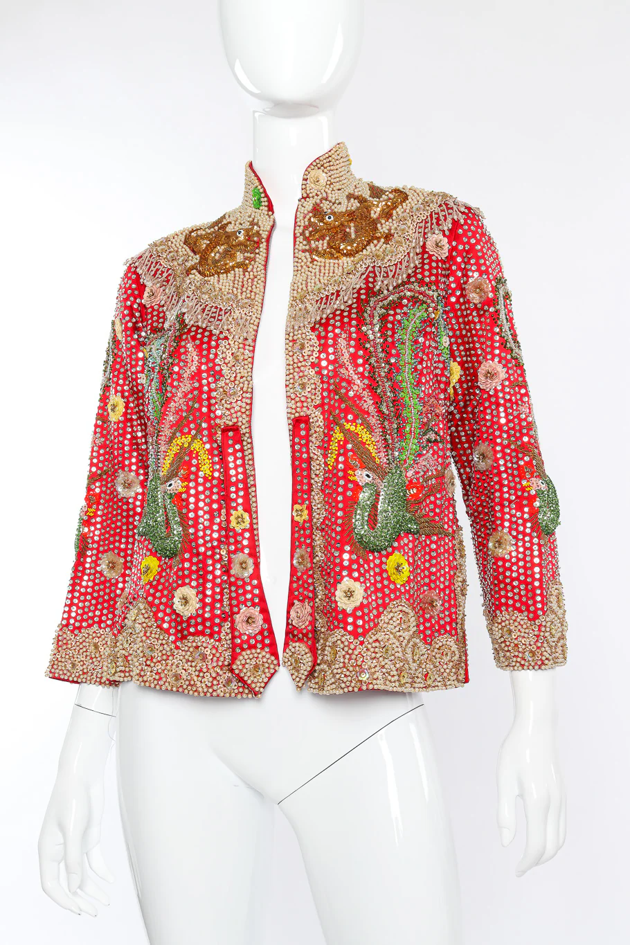 Embellished Phoenix Dragon Jacket - Image 4