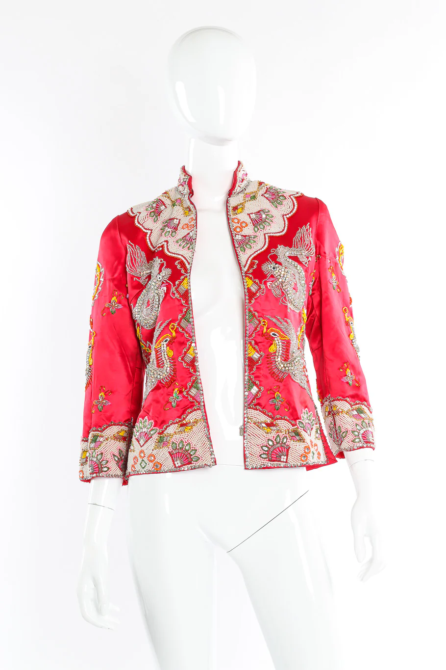 Embellished Satin Dragon Jacket - Image 2