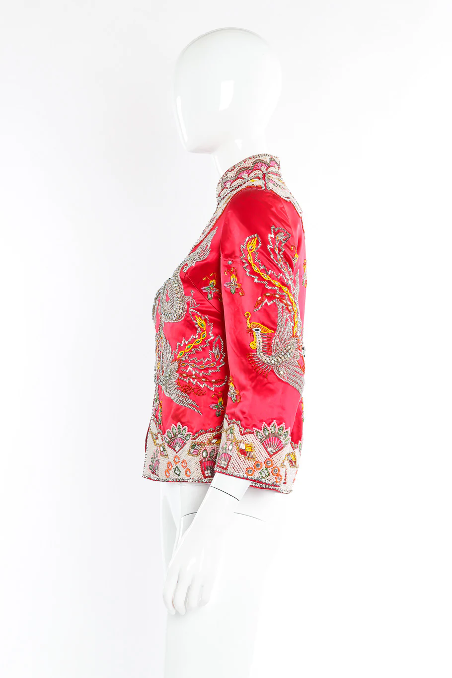 Embellished Satin Dragon Jacket - Image 3
