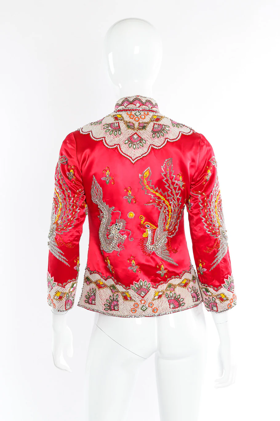 Embellished Satin Dragon Jacket - Image 4