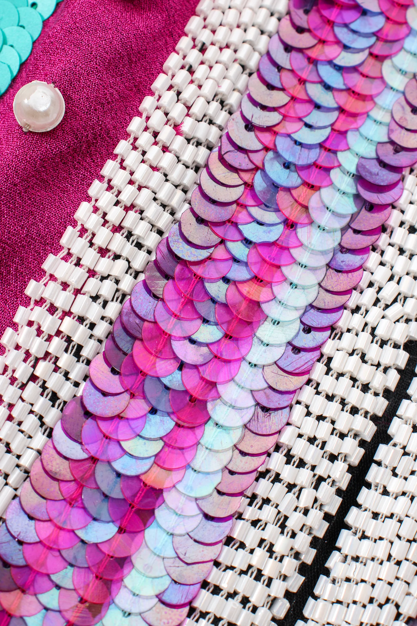 Embellished Sequin Pearl Duster - Image 13