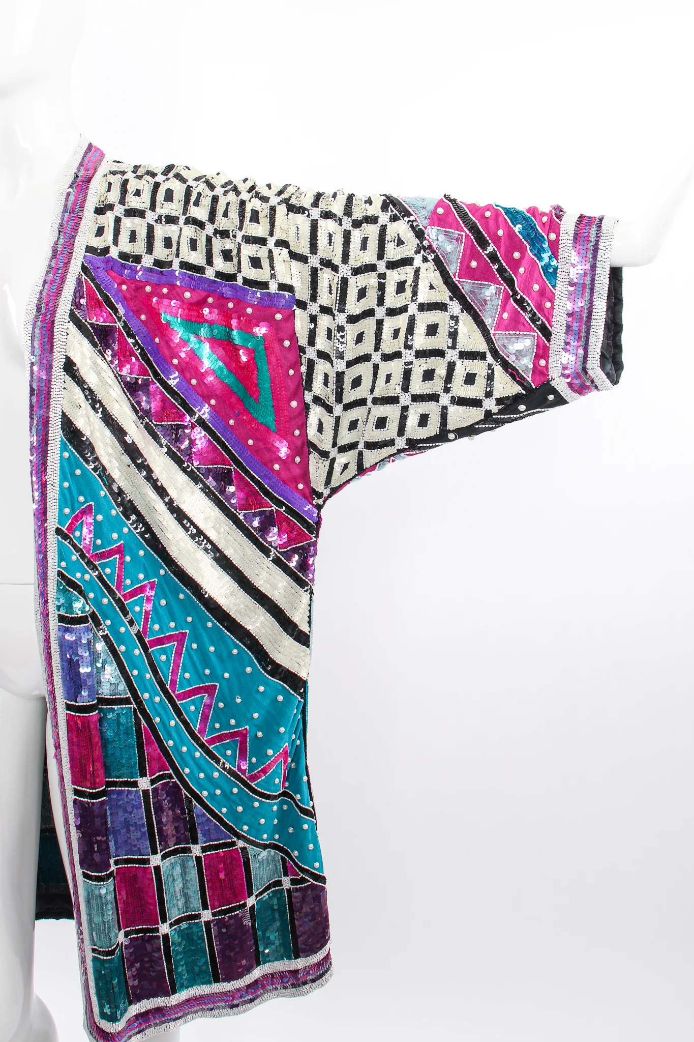 Embellished Sequin Pearl Duster - Image 4