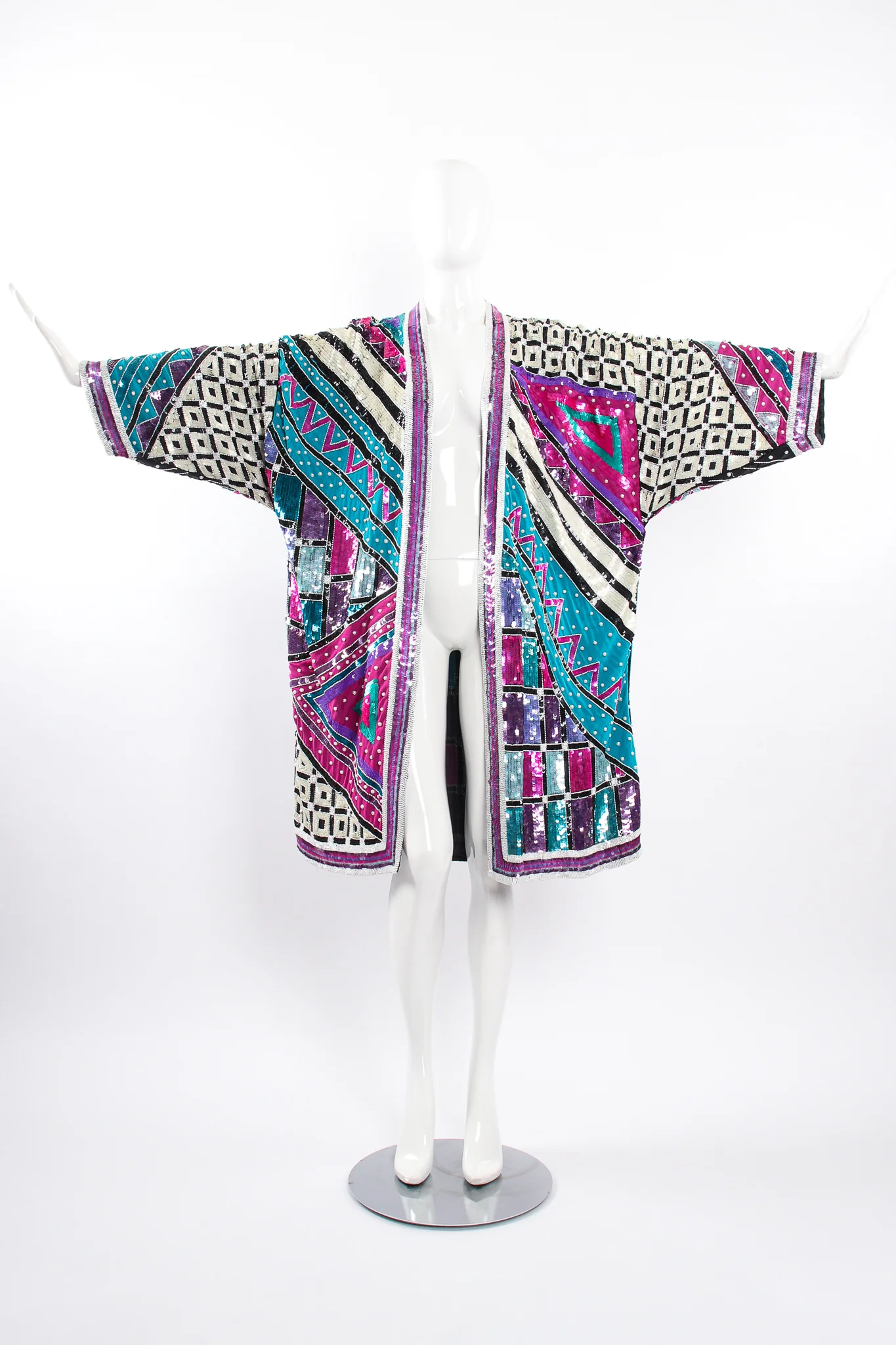 Embellished Sequin Pearl Duster - Image 5