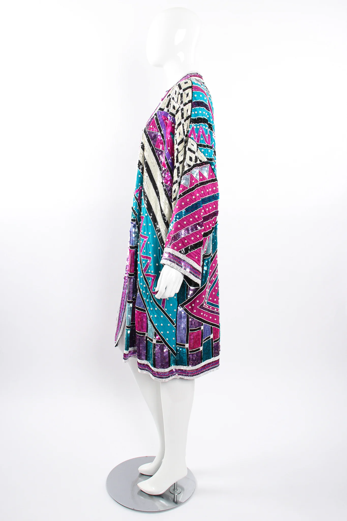Embellished Sequin Pearl Duster - Image 7