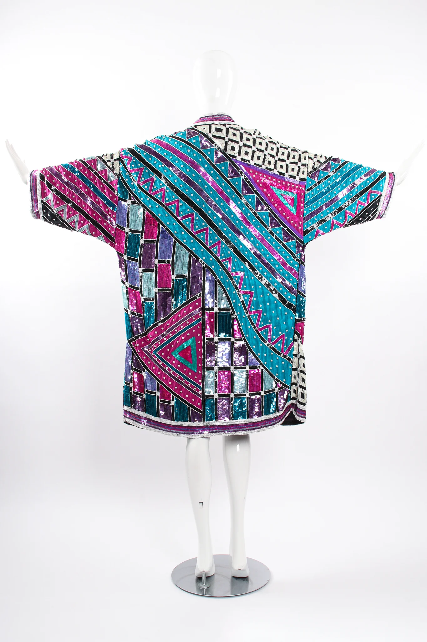 Embellished Sequin Pearl Duster - Image 9