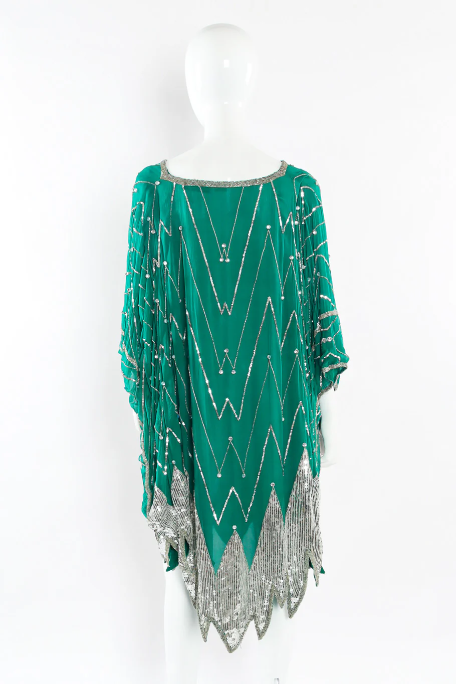 Embellished Silk Caftan - Image 3