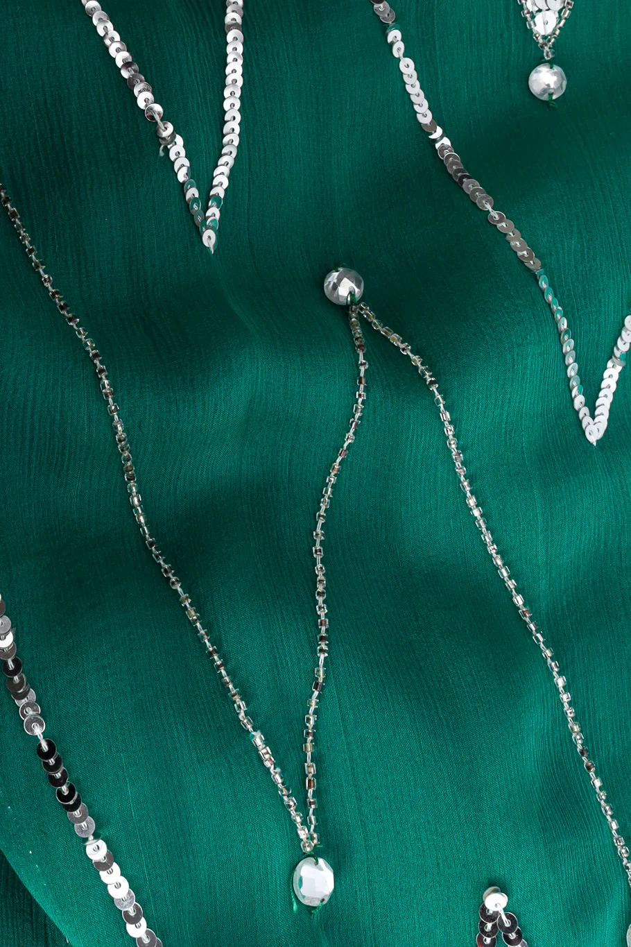 Embellished Silk Caftan - Image 6