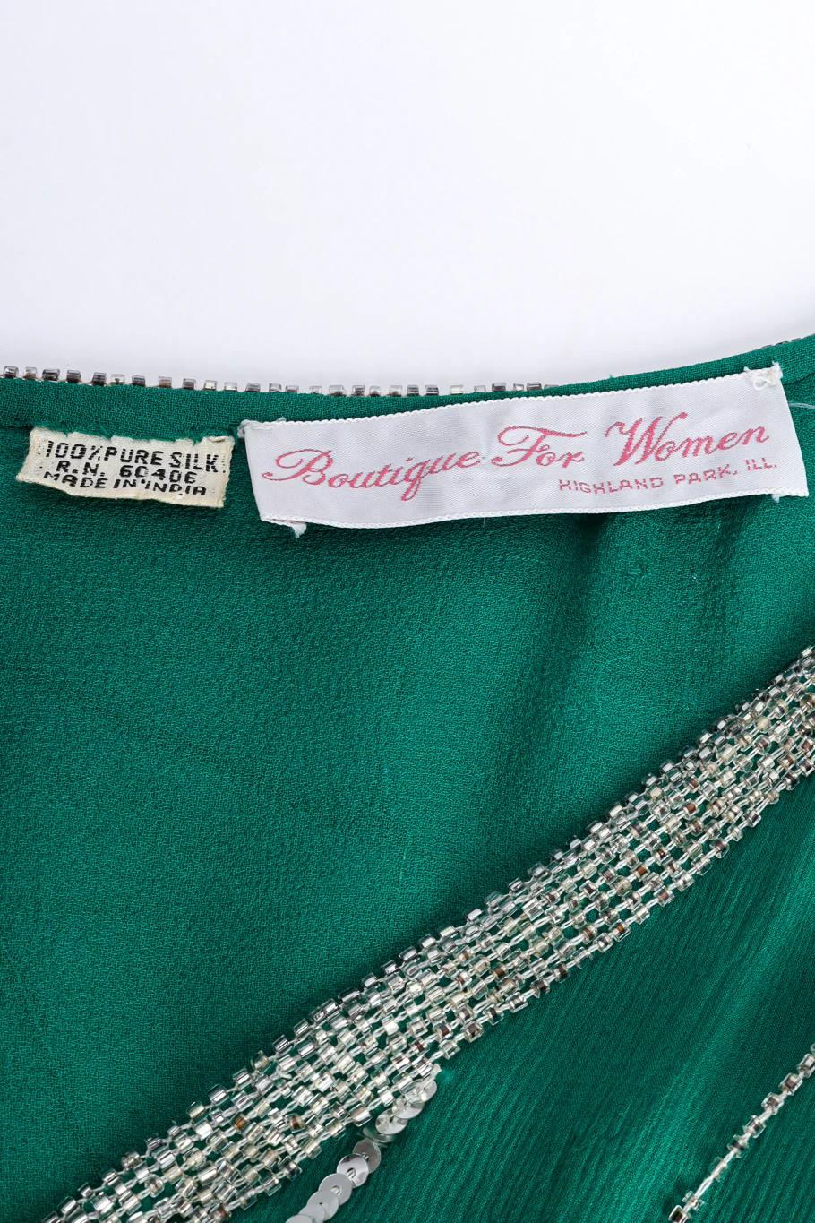Embellished Silk Caftan - Image 7