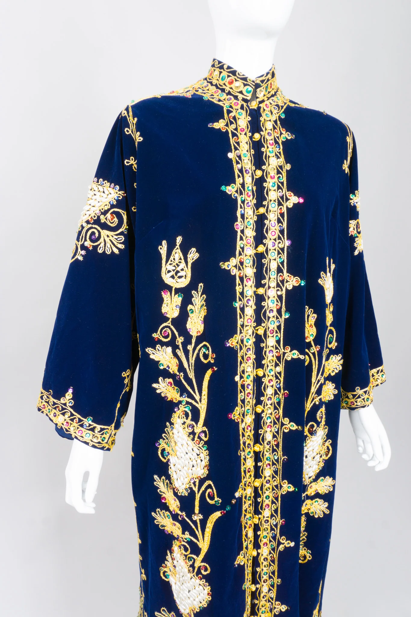 Embellished Velvet Illuminati Robe - Image 8