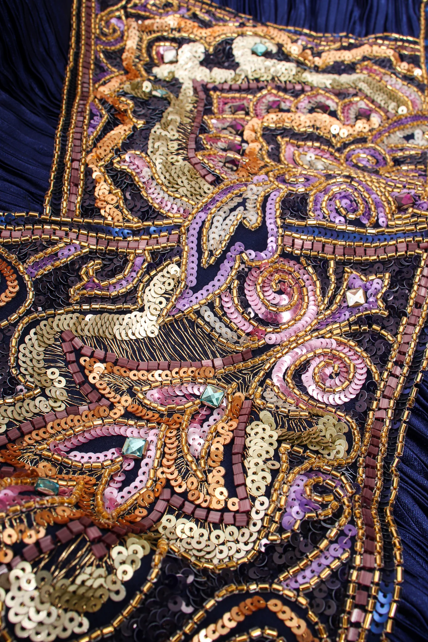 Embellished Waist Pleated Gown - Image 11