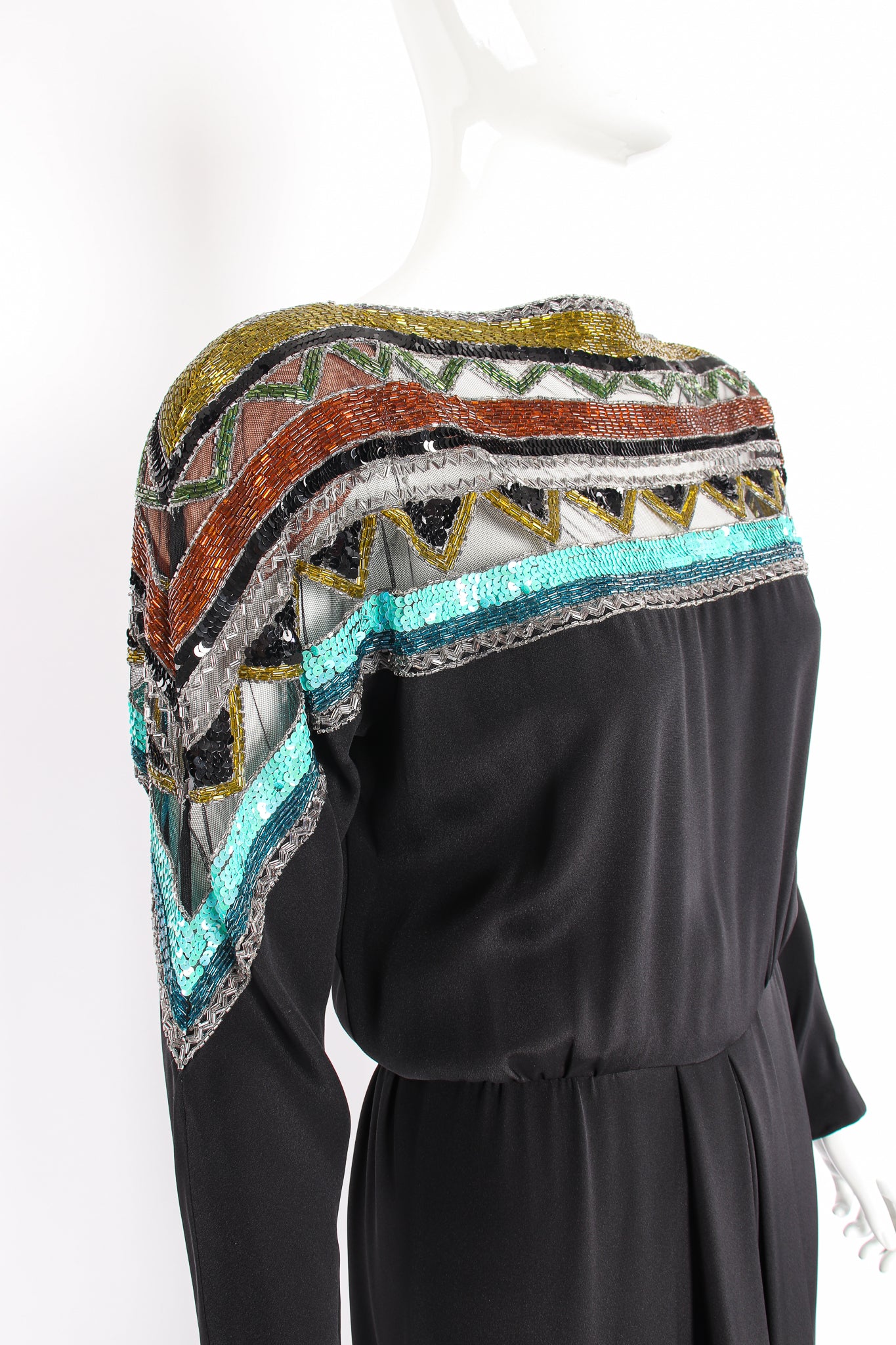 Embellished Yoke Gown