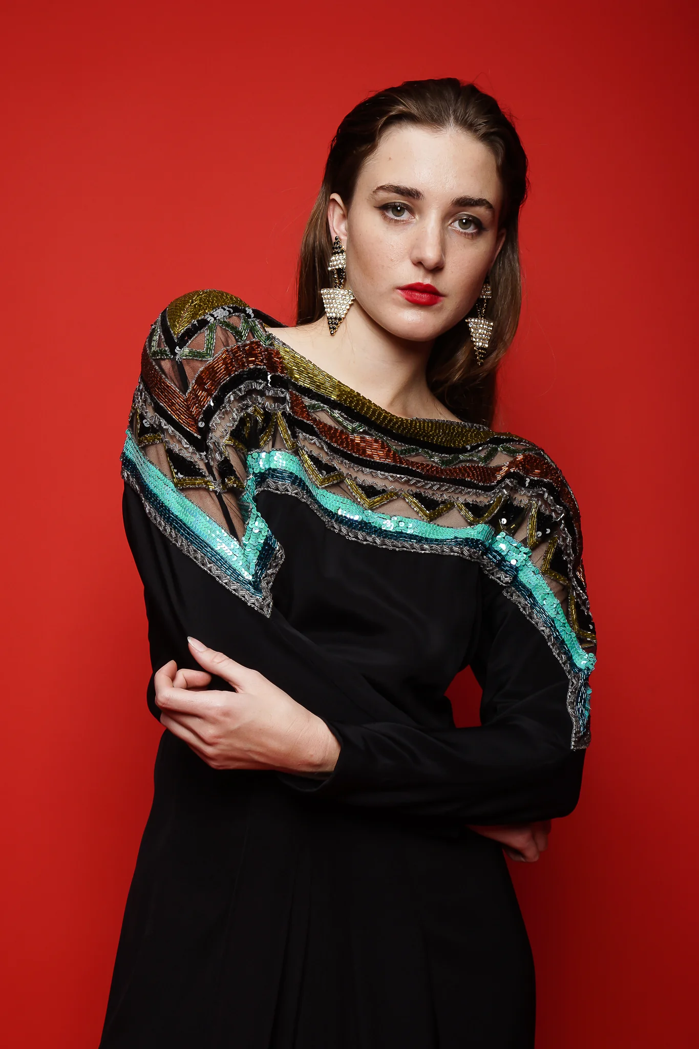 Embellished Yoke Gown - Image 4