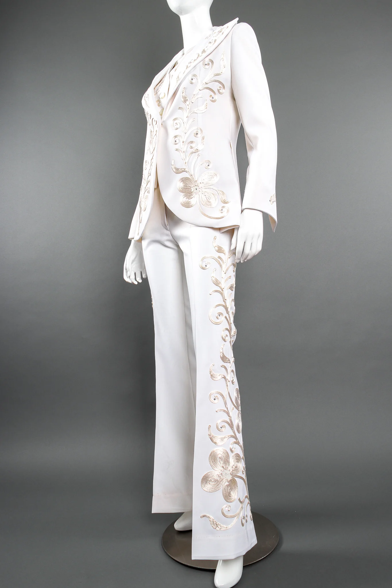 Cord Embroidered 3-Piece Suit - Image 2