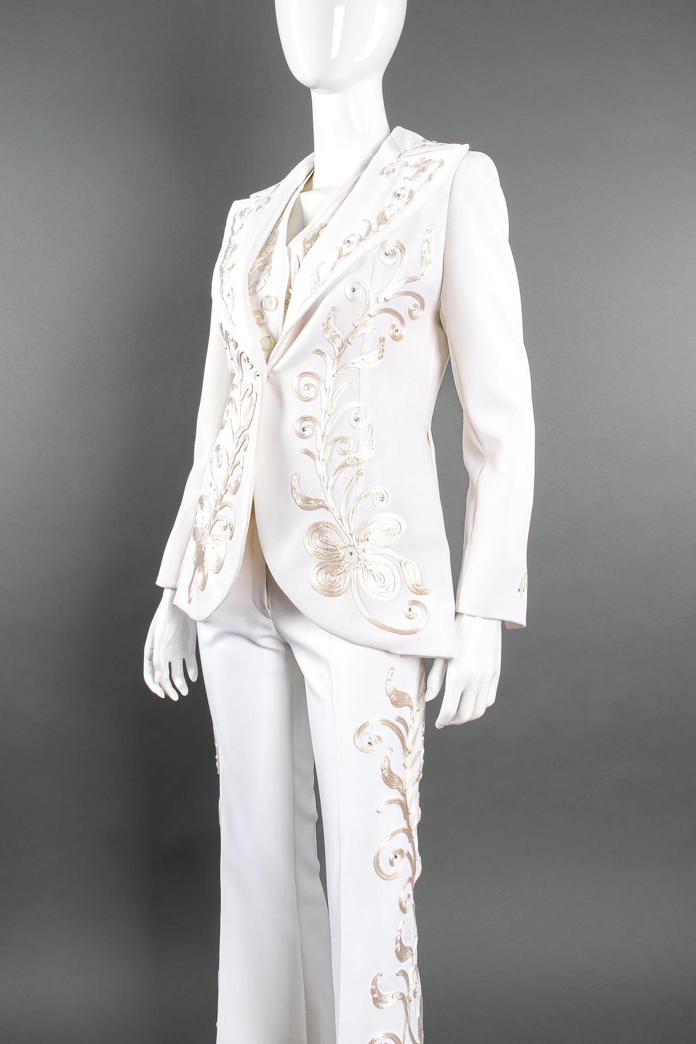 Cord Embroidered 3-Piece Suit - Image 5