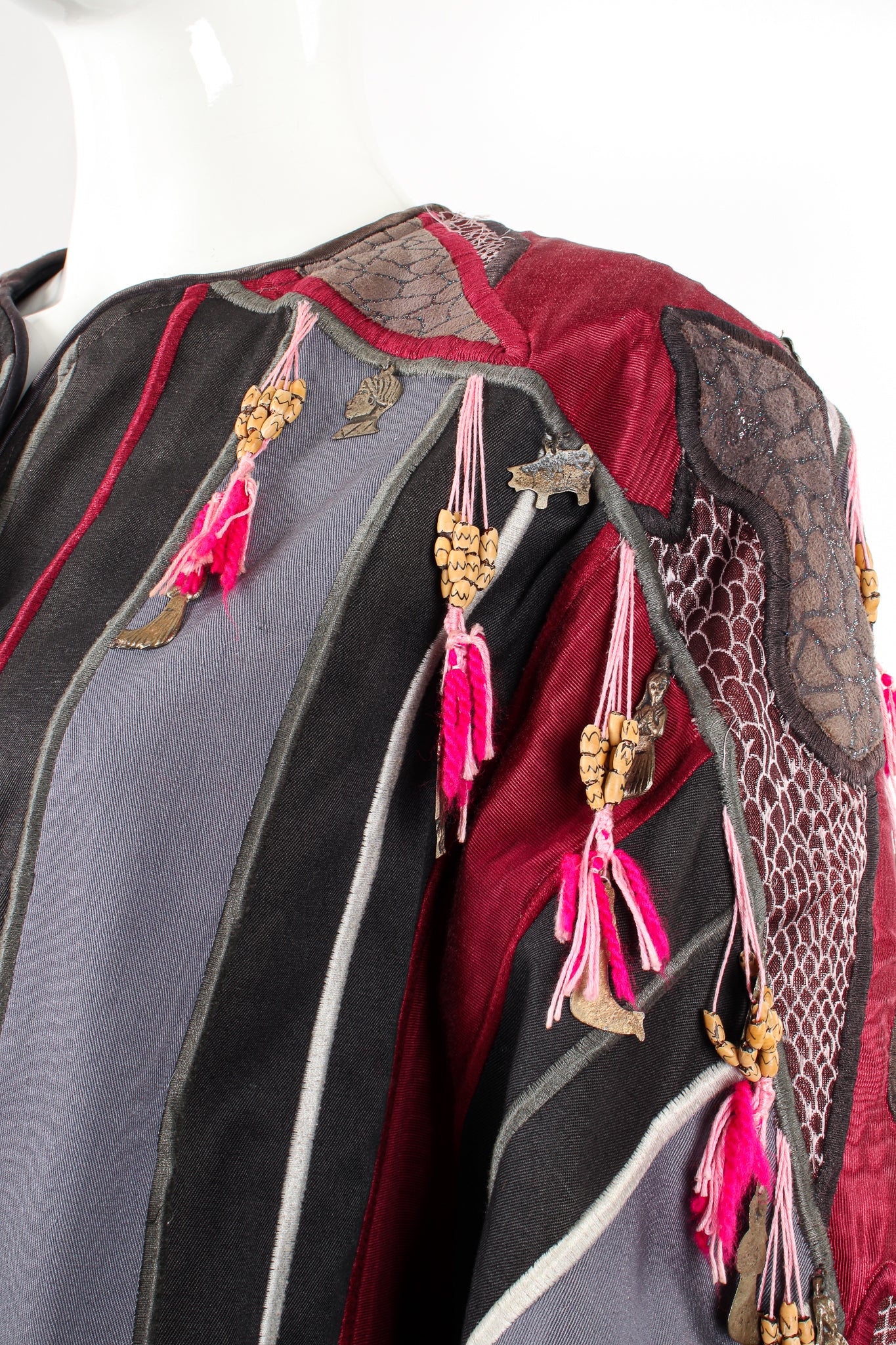 Embroidered Batwing Charm Jacket - Image 3