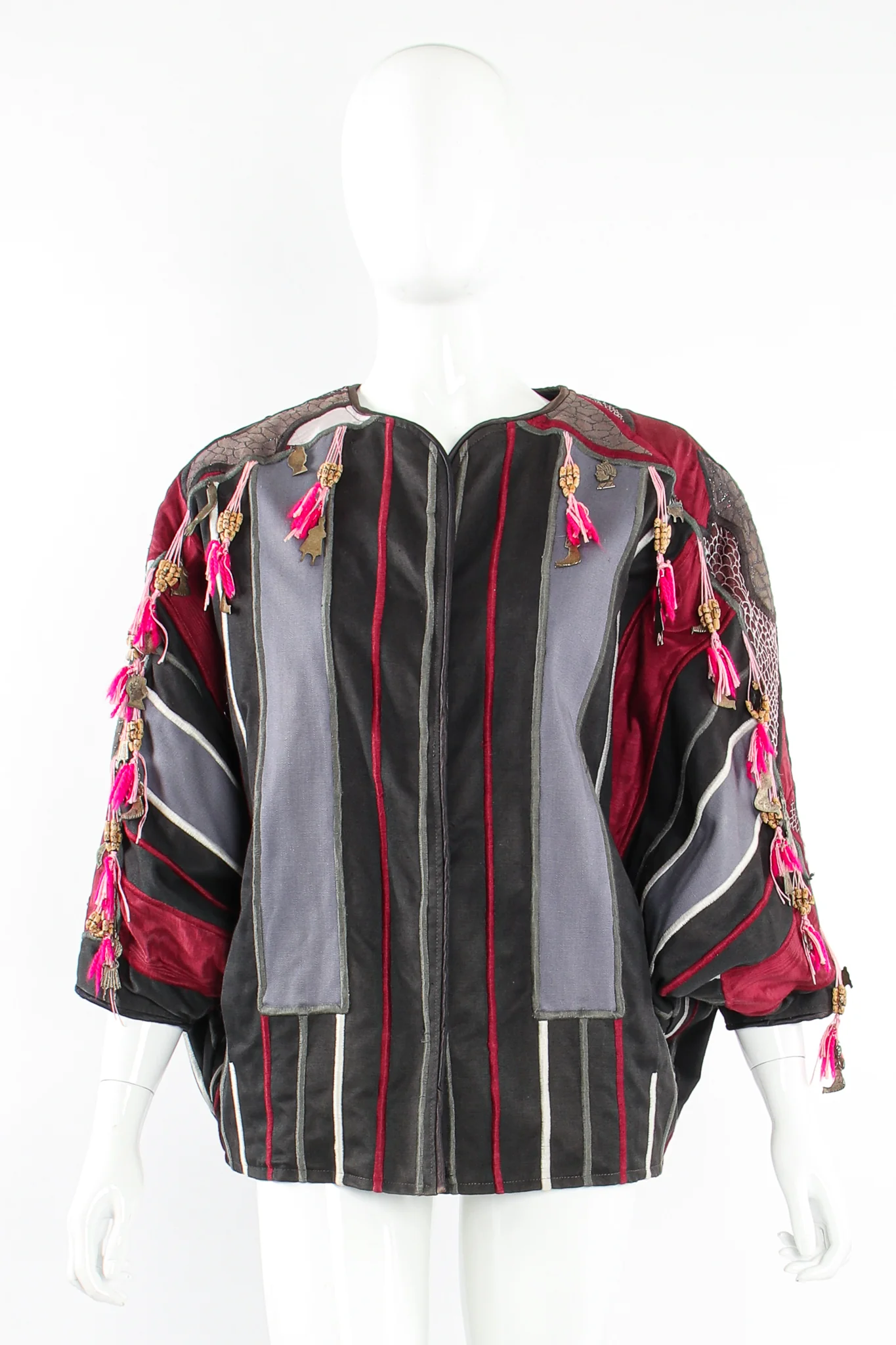 Embroidered Batwing Charm Jacket - Image 4
