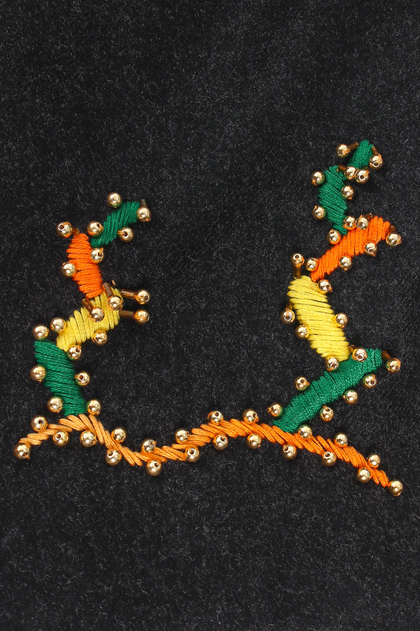 Embroidered Beaded Jacket & Pant Set - Image 7