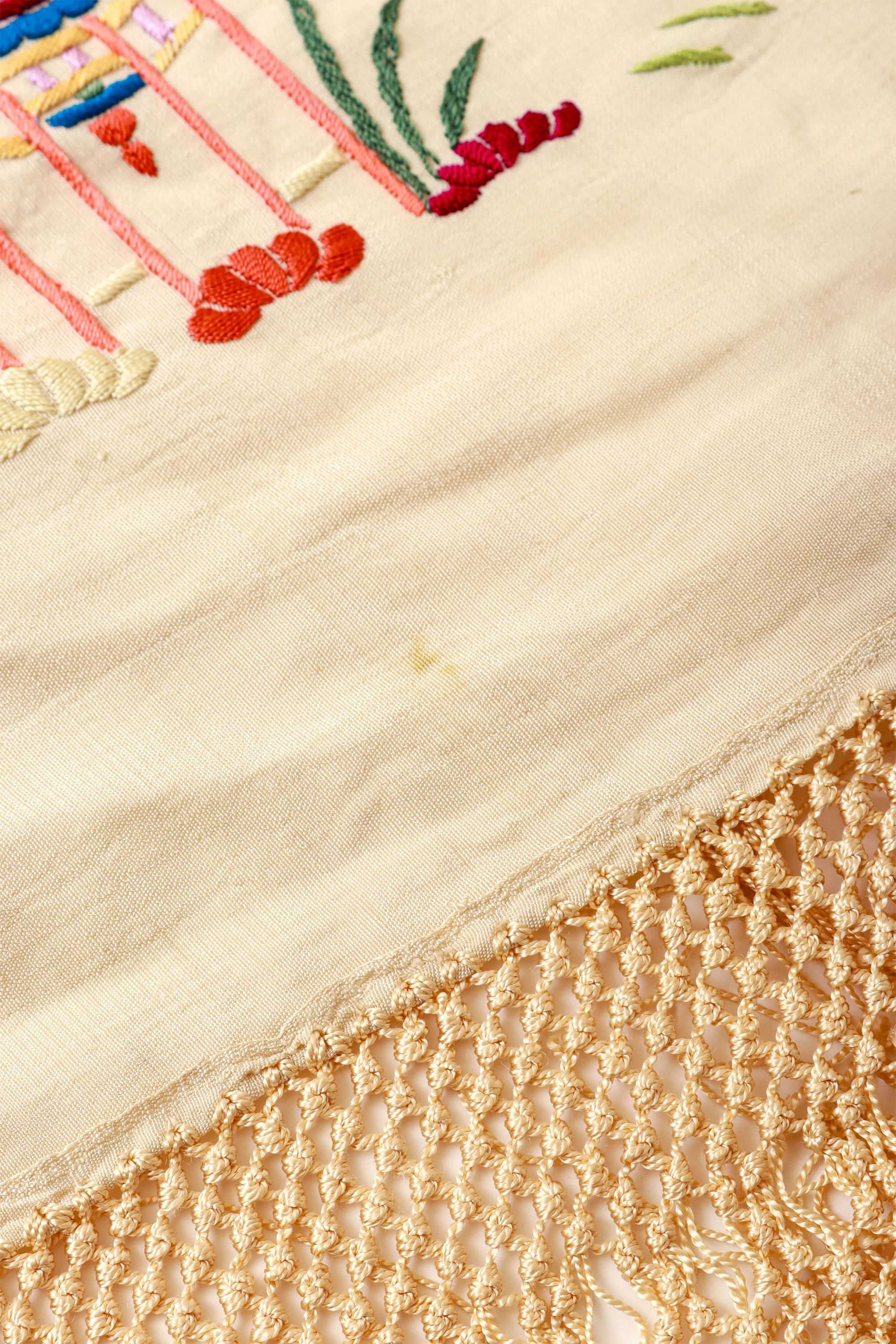 Embroidered Chinoiserie Piano Shawl - Image 7