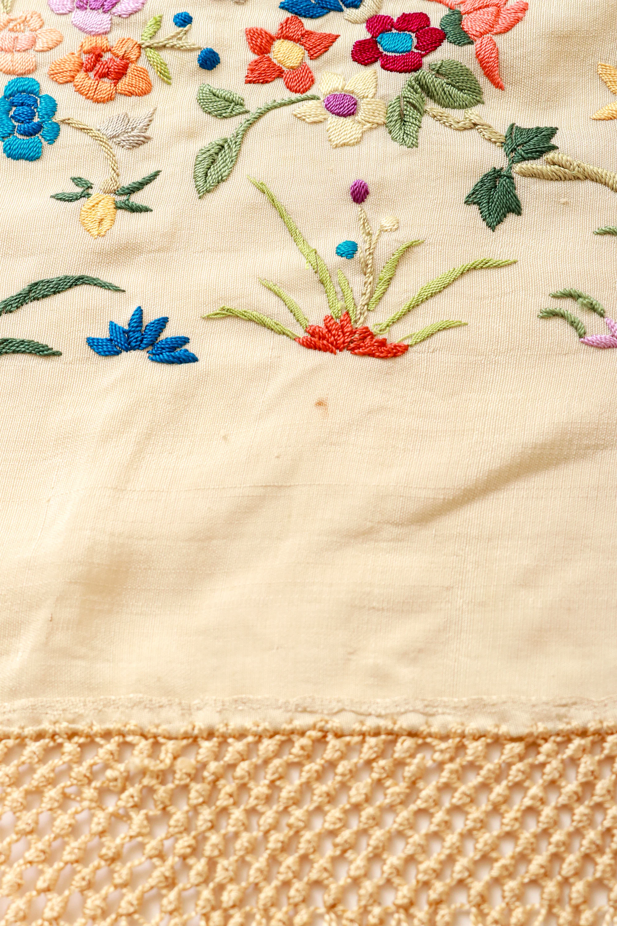 Embroidered Chinoiserie Piano Shawl - Image 8
