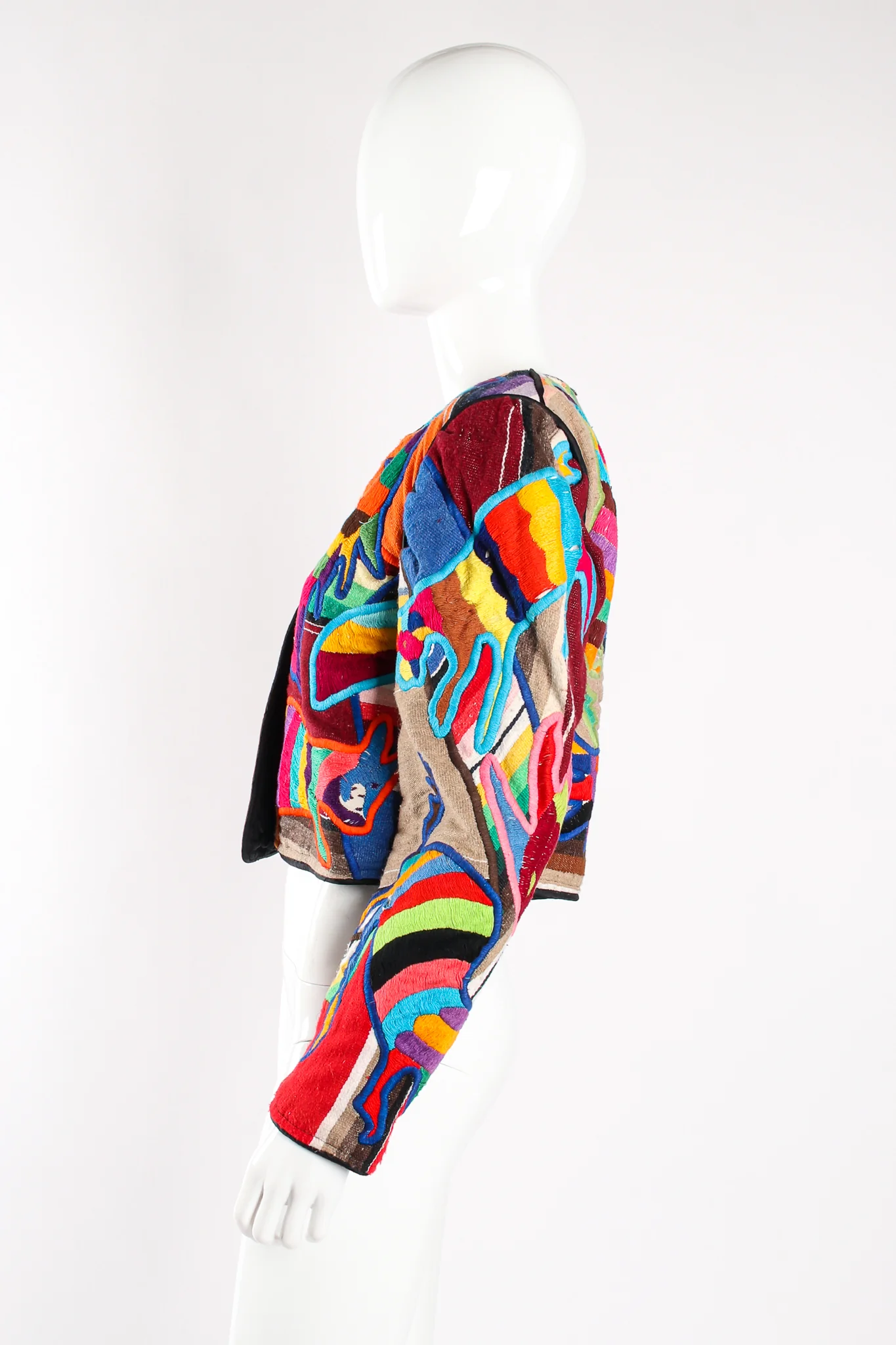 Rainbow Desert Animal Cropped Jacket - Image 4