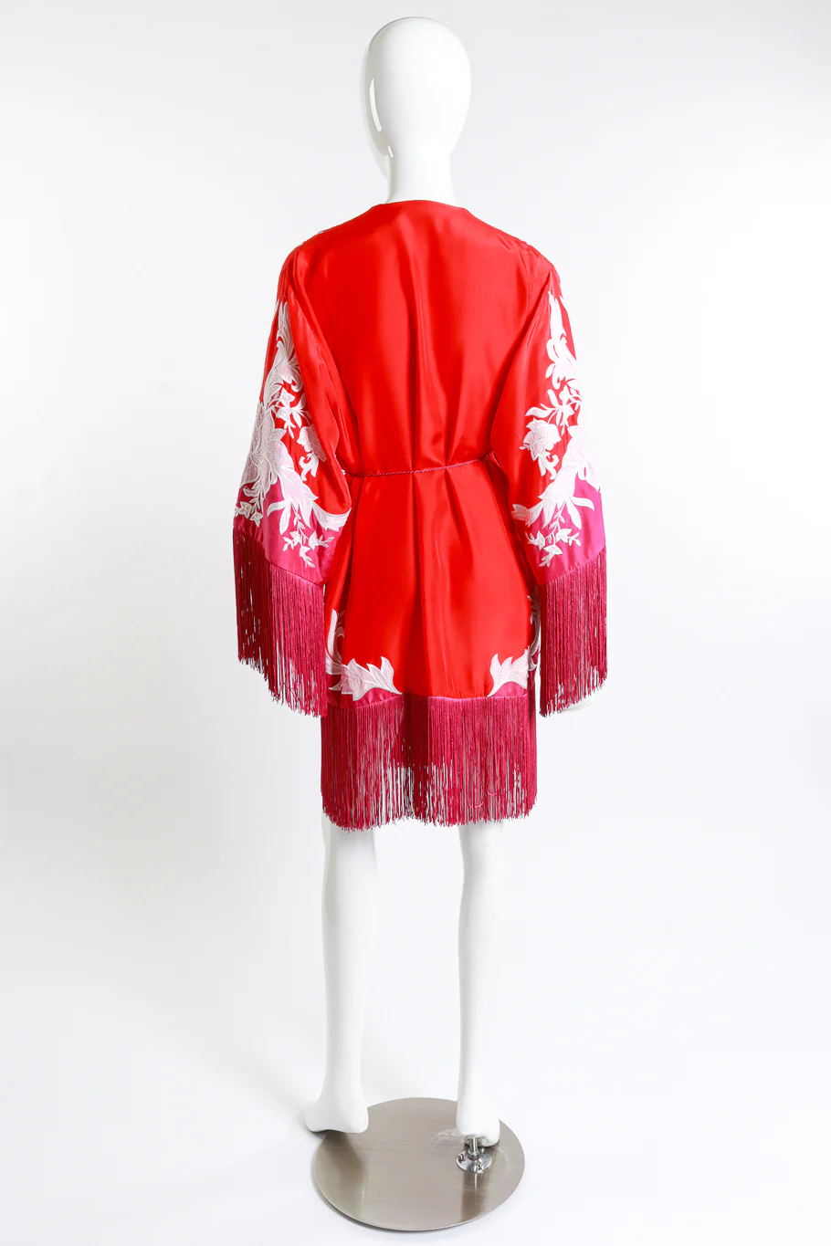 Embroidered Floral Fringe Jacket - Image 4