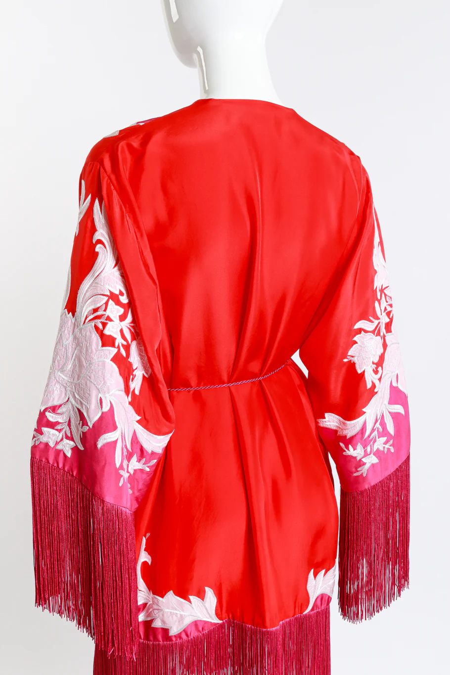 Embroidered Floral Fringe Jacket - Image 6