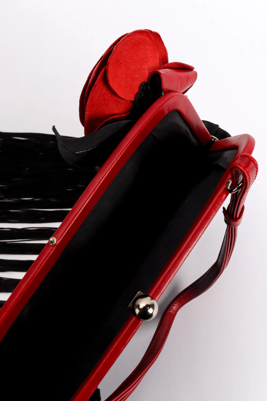 Embroidered Floral Fringe Shoulder Bag II - Image 5