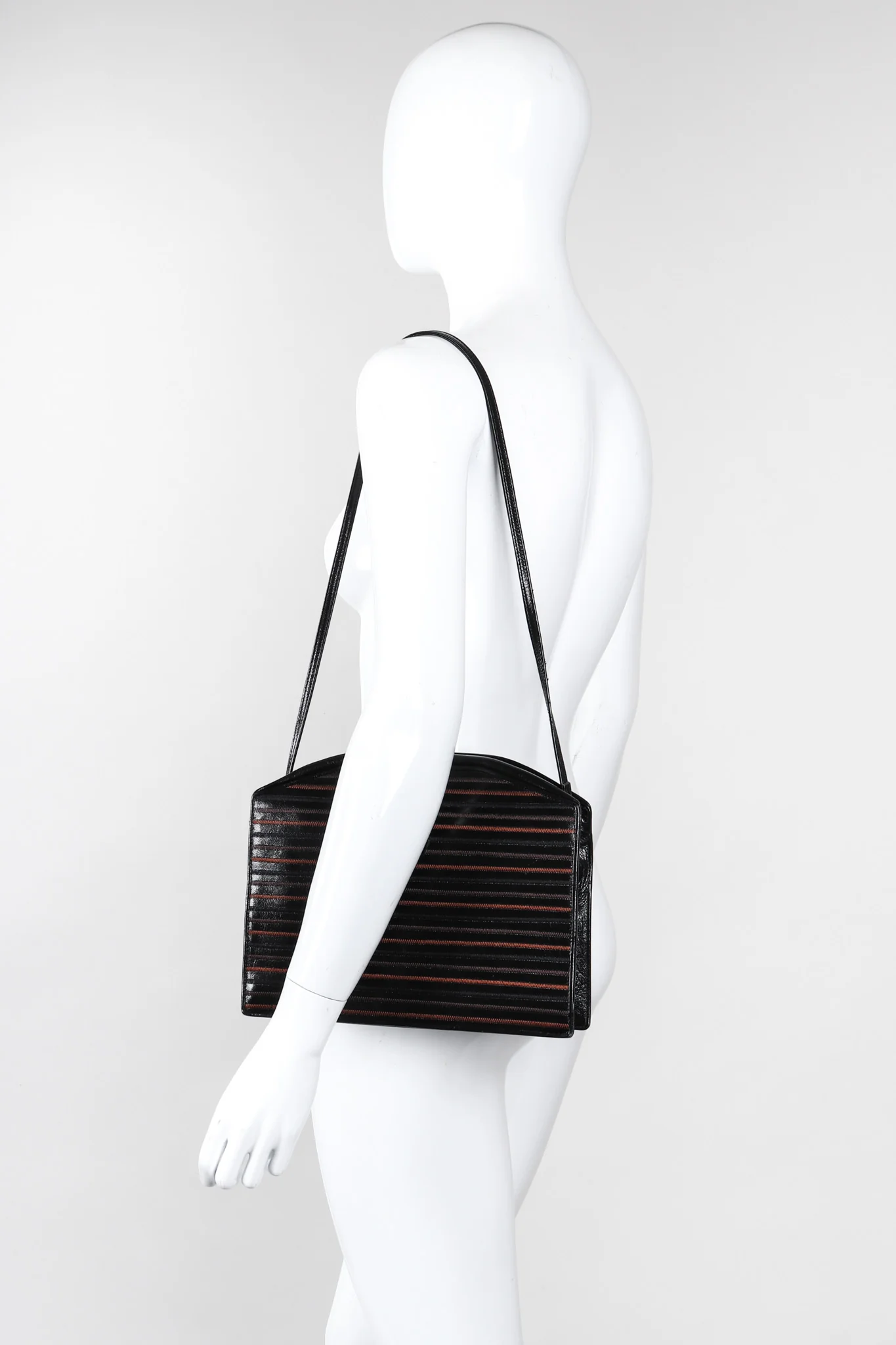 Embroidered Leather Bag - Image 2