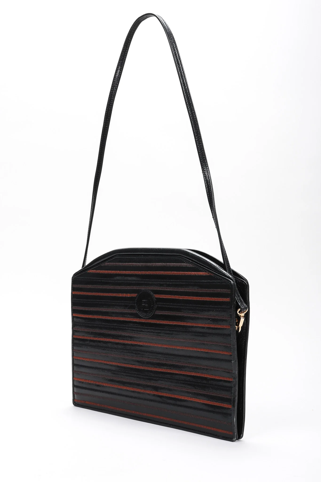 Embroidered Leather Bag - Image 6