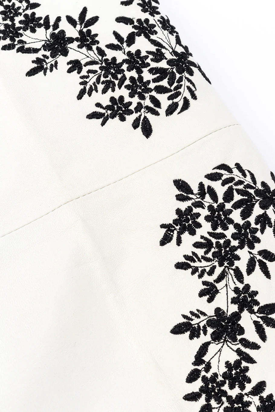 Embroidered Leather Vest and Pant Set - Image 15