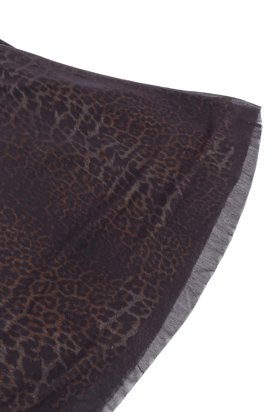Embroidered Leopard Mesh Maxi Dress - Image 9