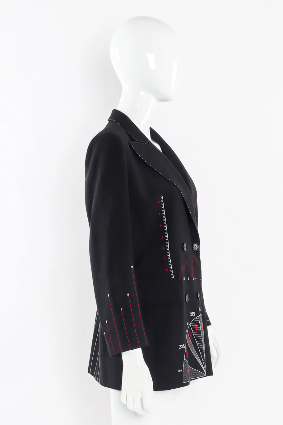 Embroidered Metrics Blazer - Image 2