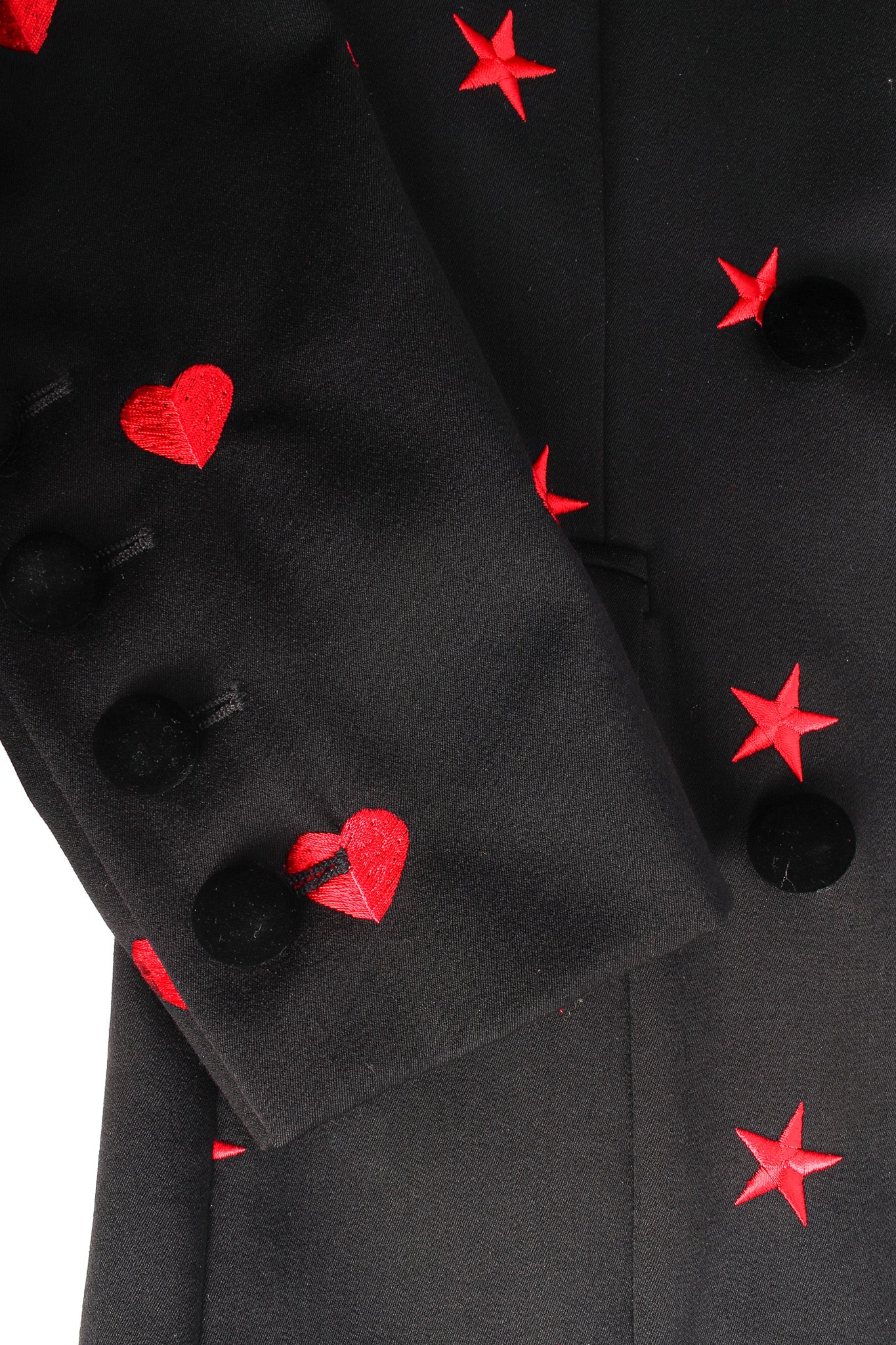 Embroidered Stars Hearts Bows Blazer - Image 5