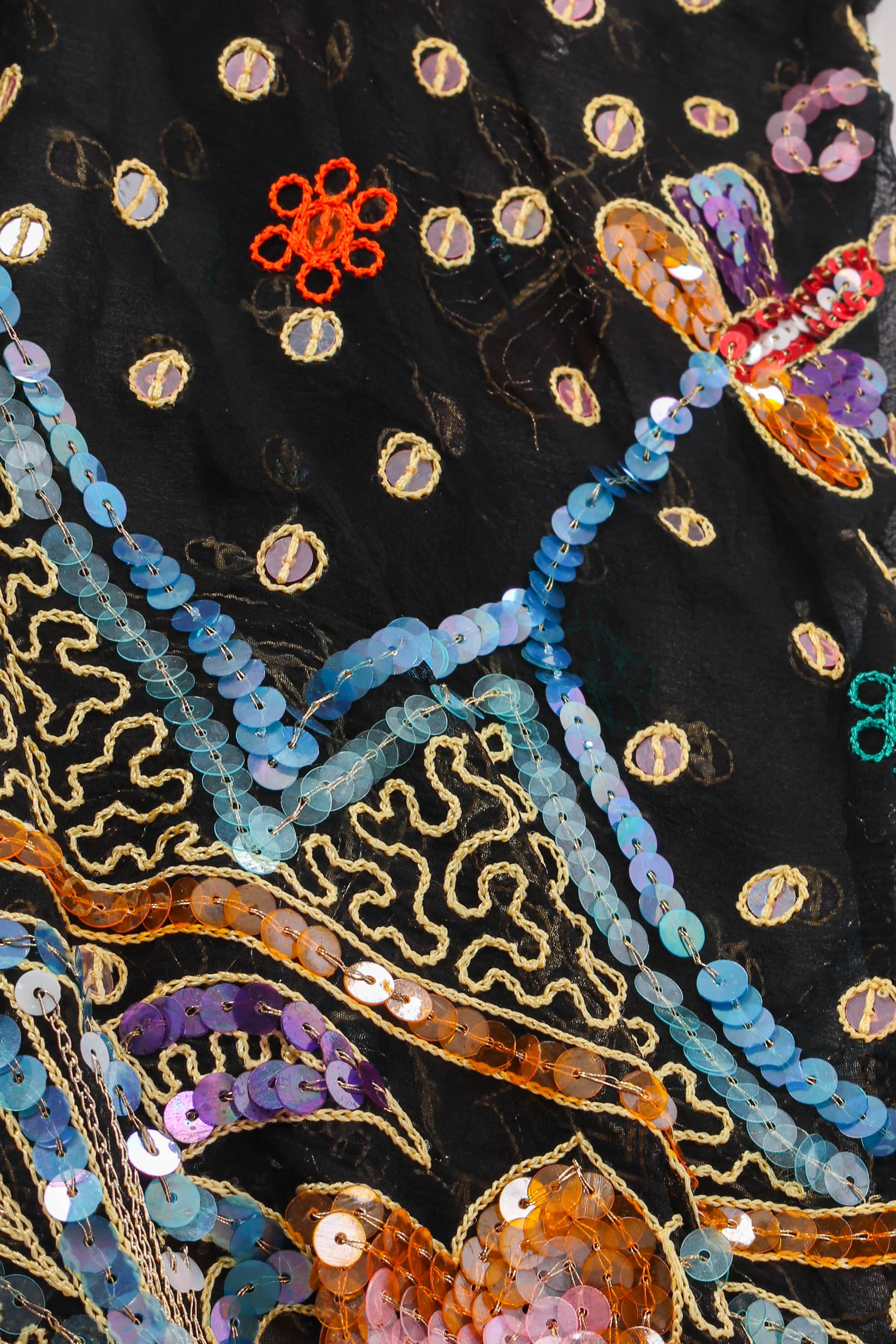 Embroidered Sequin Dragonfly Top - Image 6