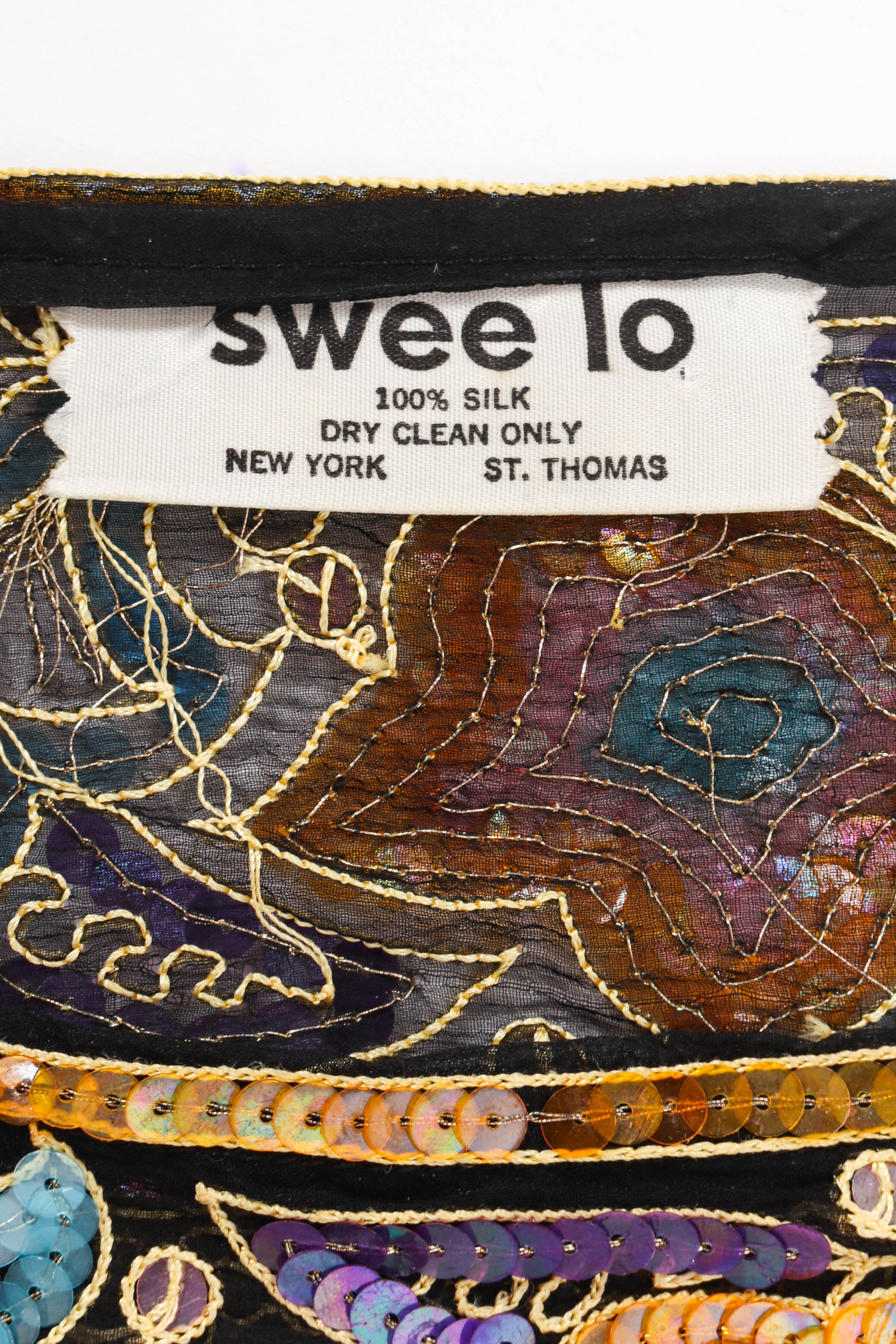 Embroidered Sequin Dragonfly Top - Image 8