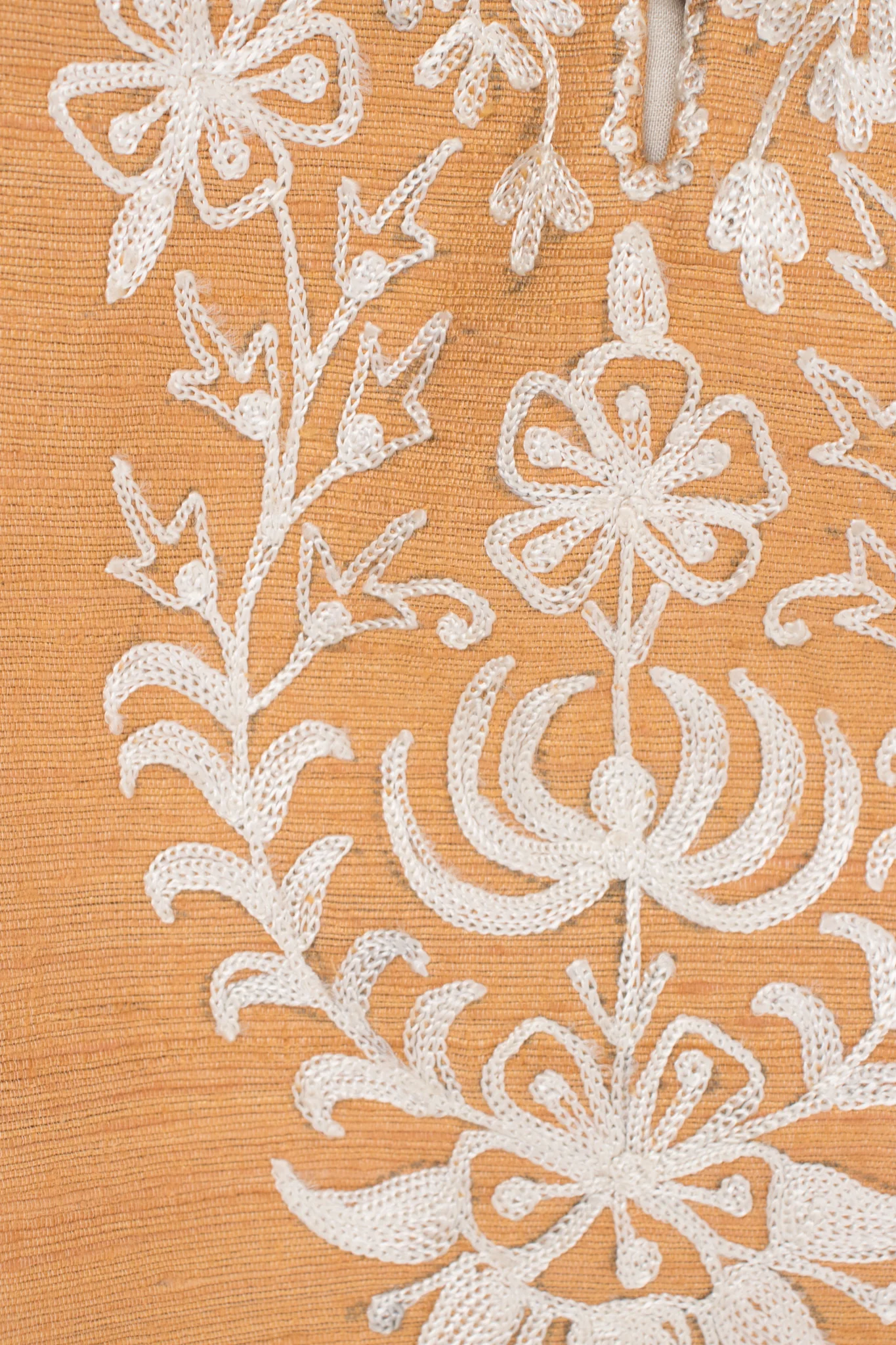 Embroidered Silk Tunic Dress - Image 16