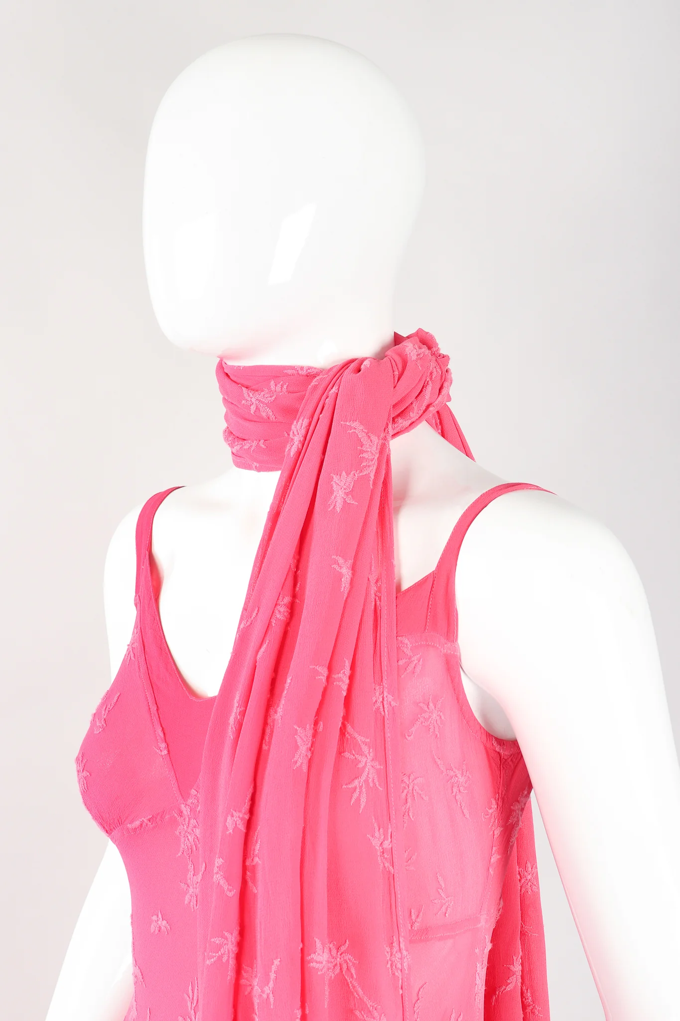 Embroidered Slip Dress & Shawl - Image 13