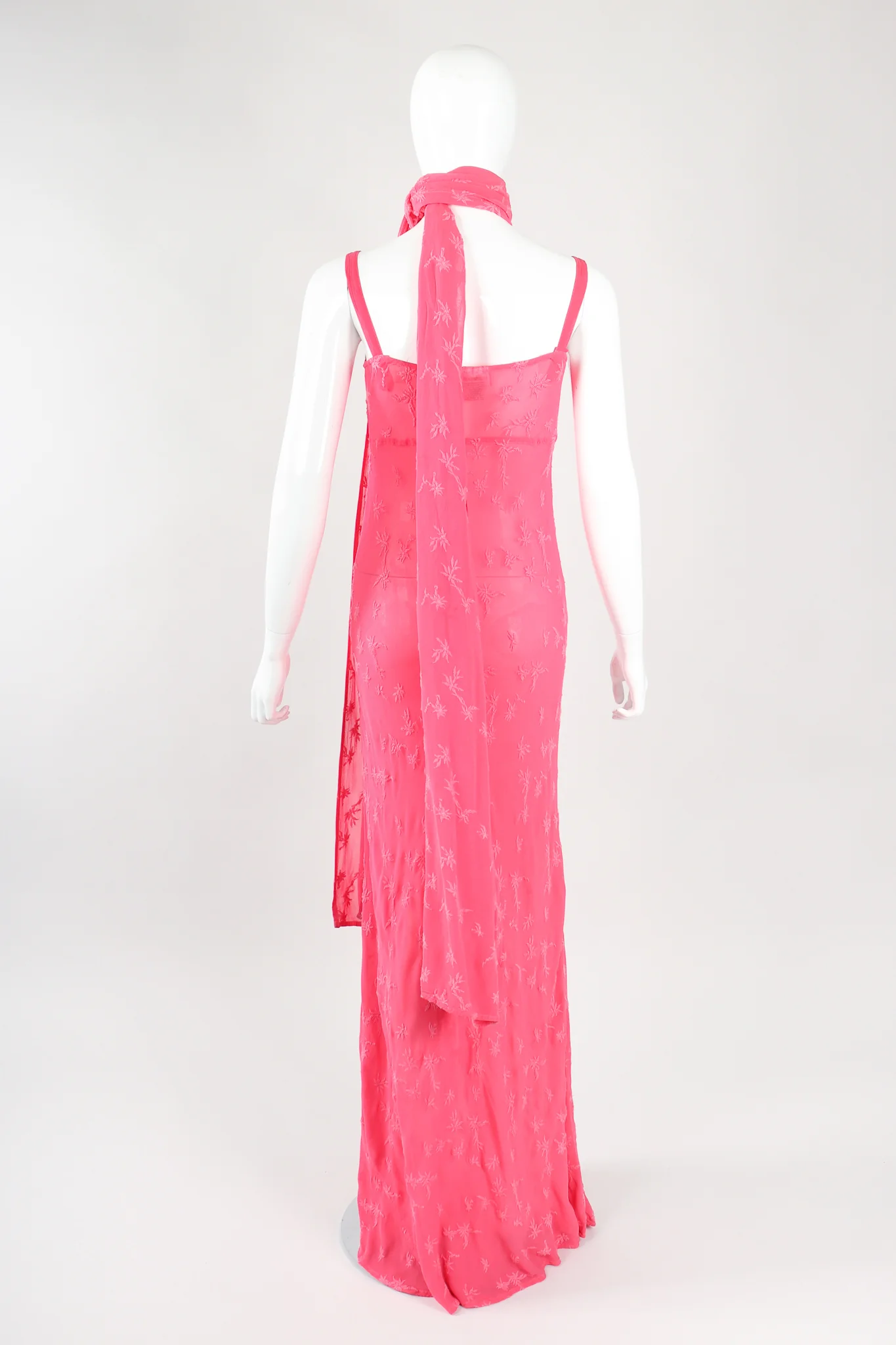 Embroidered Slip Dress & Shawl - Image 9